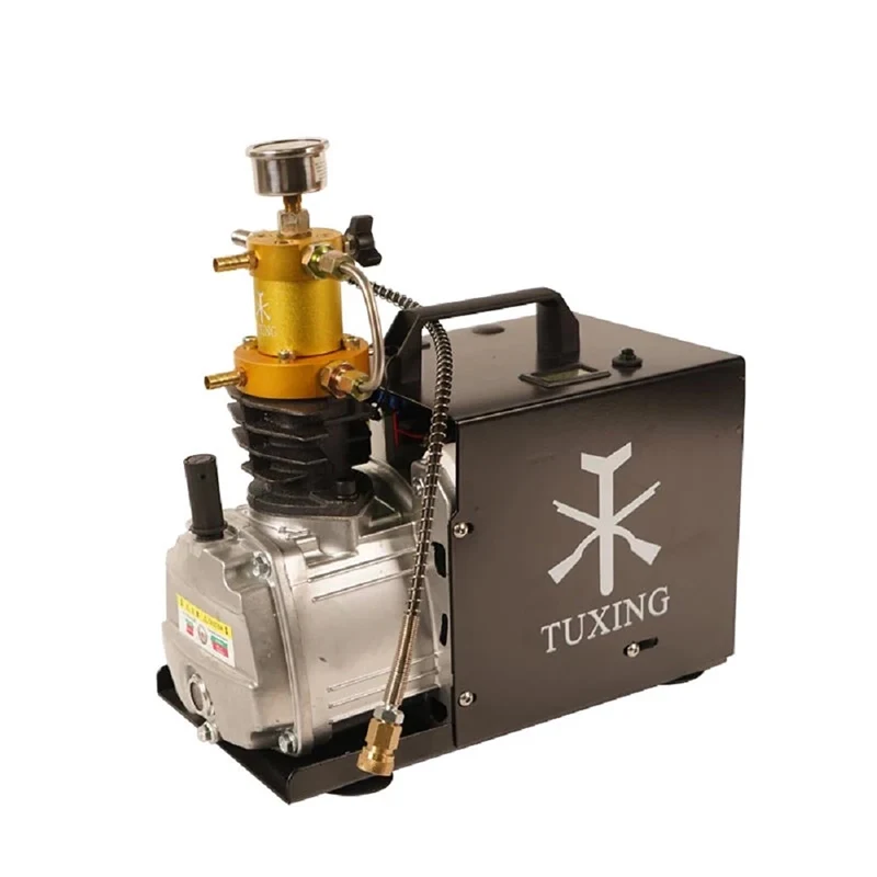 

TXES031 4500Psi 300Bar 30MPpa PCP Air Compressor Electric High Pressure PCP Pump Rifle Airgun Scuba Inflator Tank 220V/110V