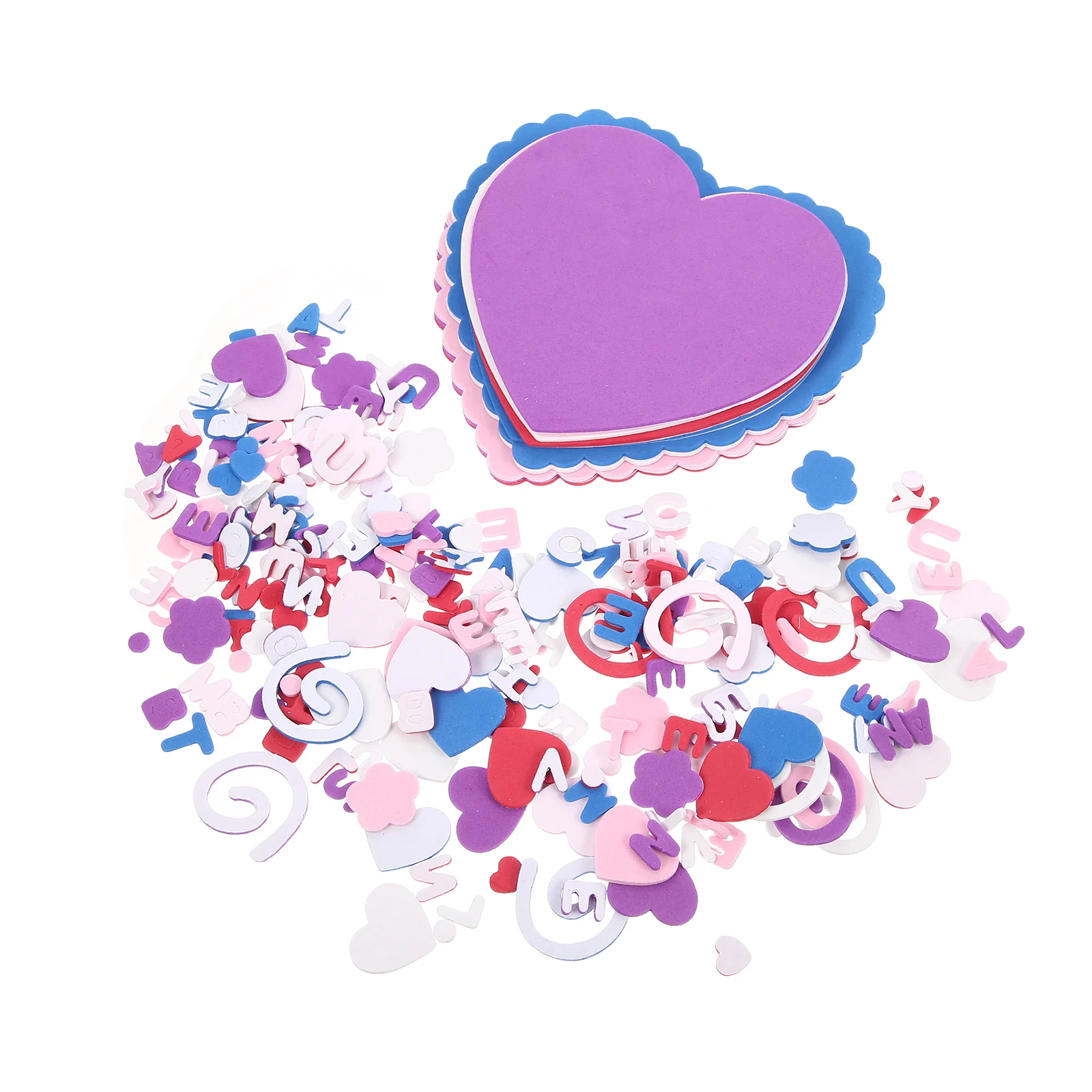 

1 Set of Valentine's Day Decors Party Decoration Stickers Self Adhesive Stickers
