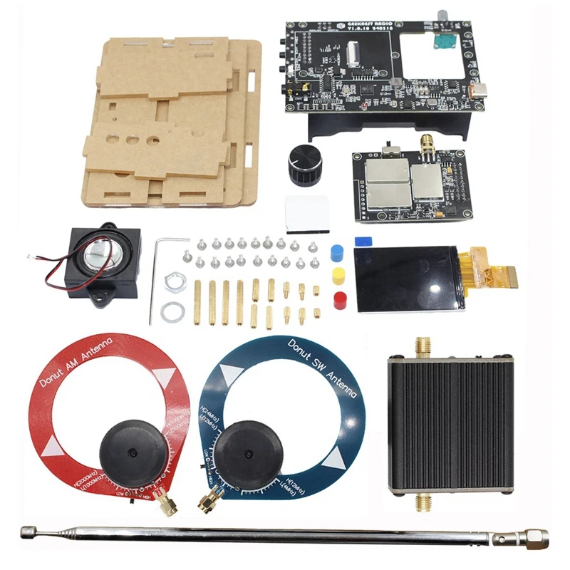 DIY полный диапазон радиоприемника V5A Kit FM AM MW SW авиационный SSB LSB USB