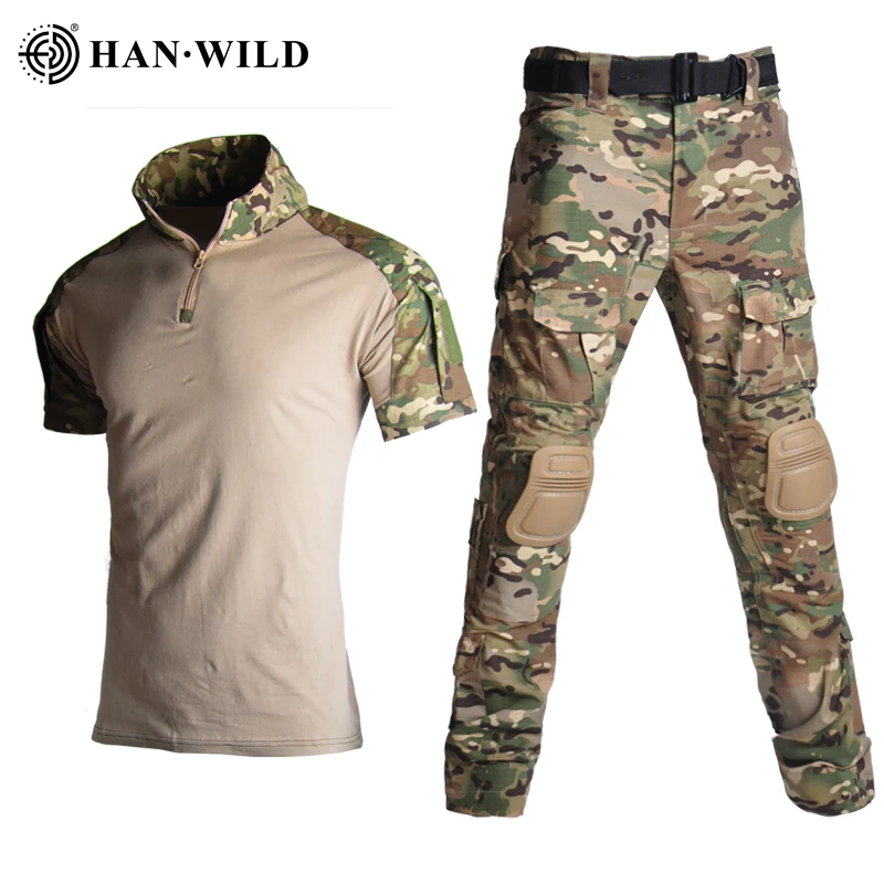 

Pants Military Tactical Camo Multicam Cargo Knee Pads Pant Safari Work Clothing Combat Uniform Airsoft Army Shirts Men Clothing