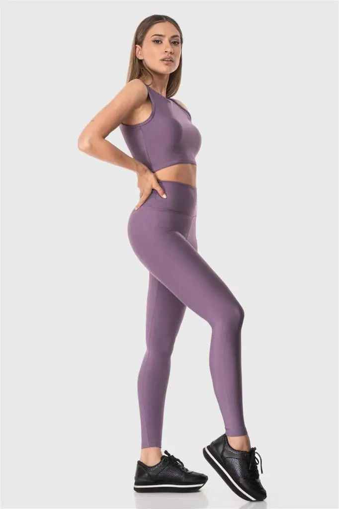 Superstacy High Waist Lilac Sports Leggings