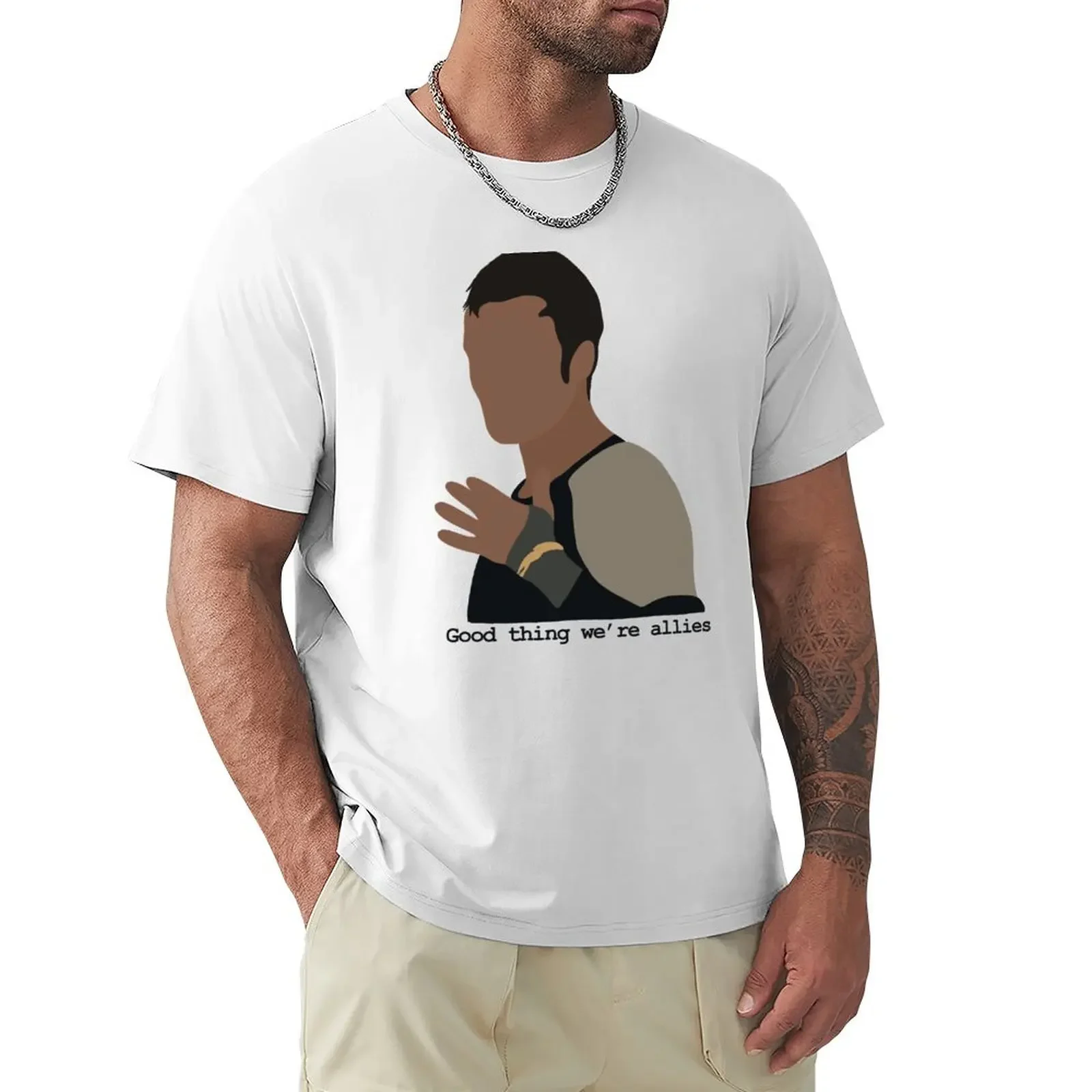 Футболка Finnick odair корейская модная Эстетическая одежда мужские футболки на заказ