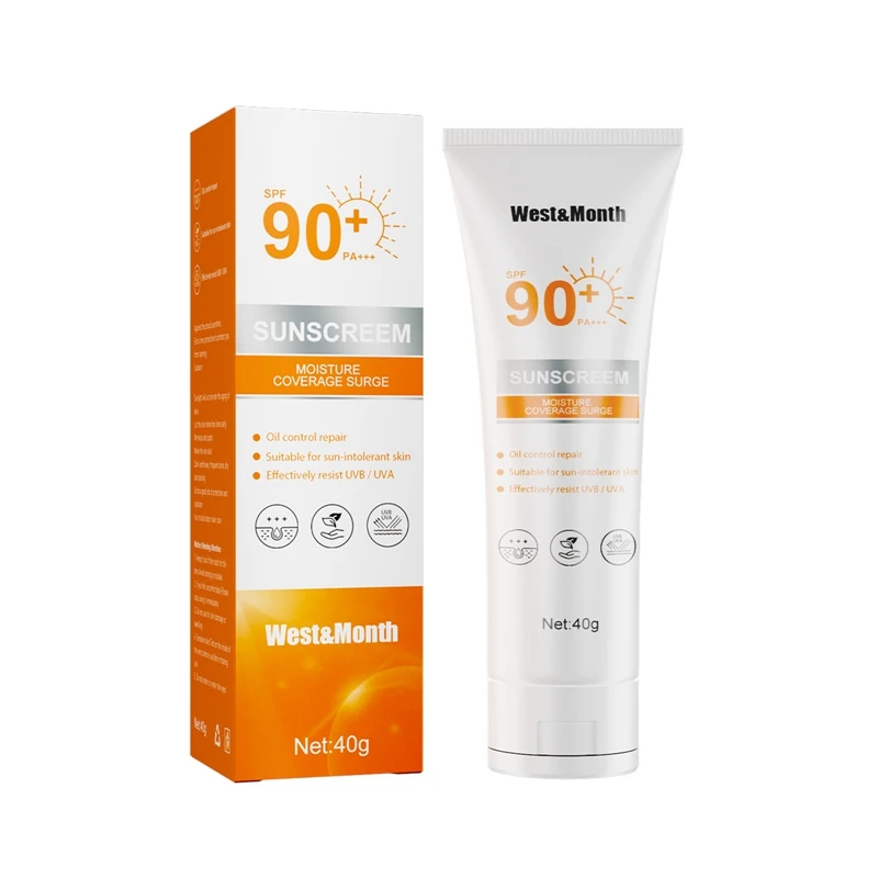 

Отбеливающий солнцезащитный крем SPF90, антивозрастной крем для жирной кожи, летний увлажняющий крем для защиты кожи