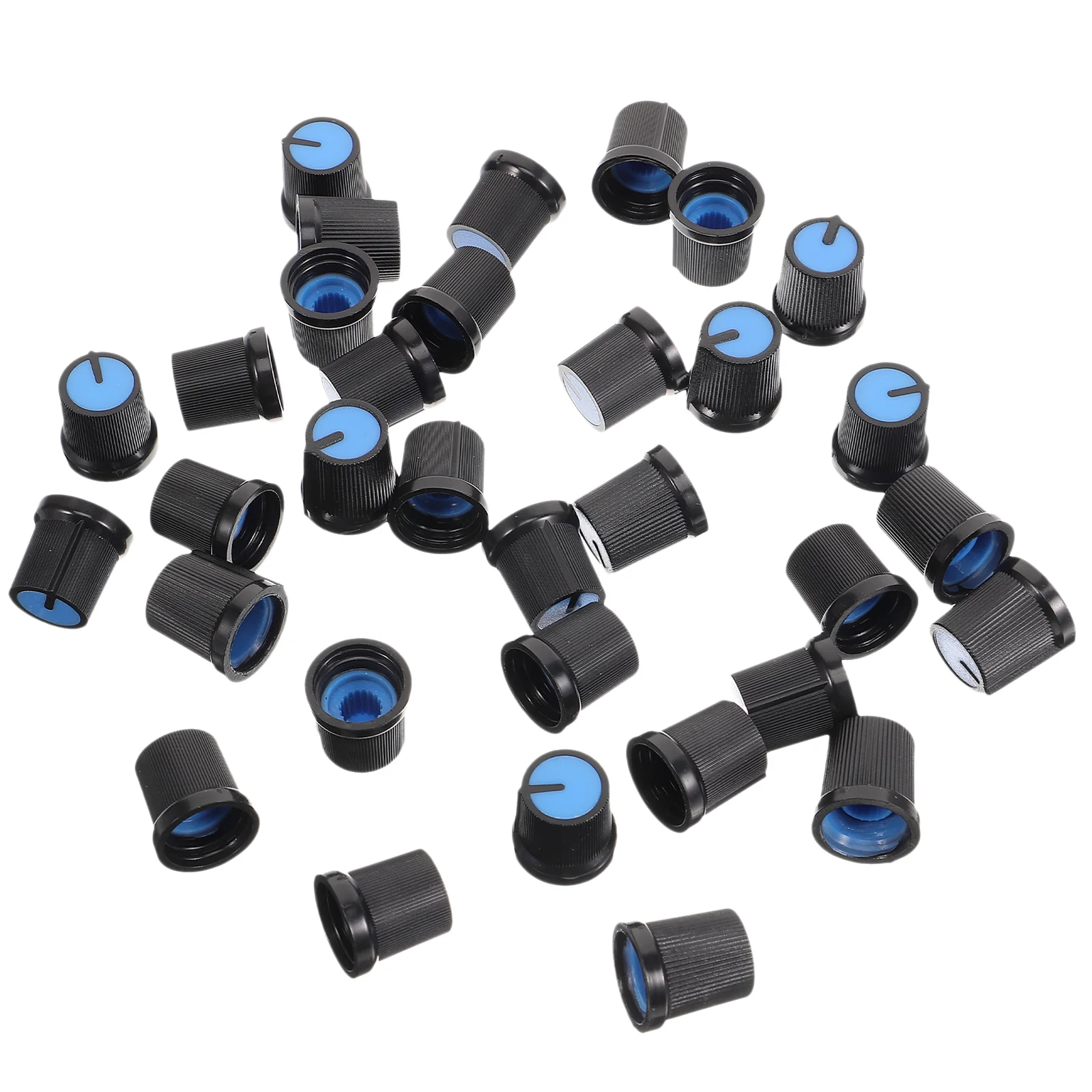 

100pcs Replacement Guitar Tuning Knobs Guitar Volume Tone Knob Bass Volume Tone Knob Guitar Control Knobs Potentiometer Knobs
