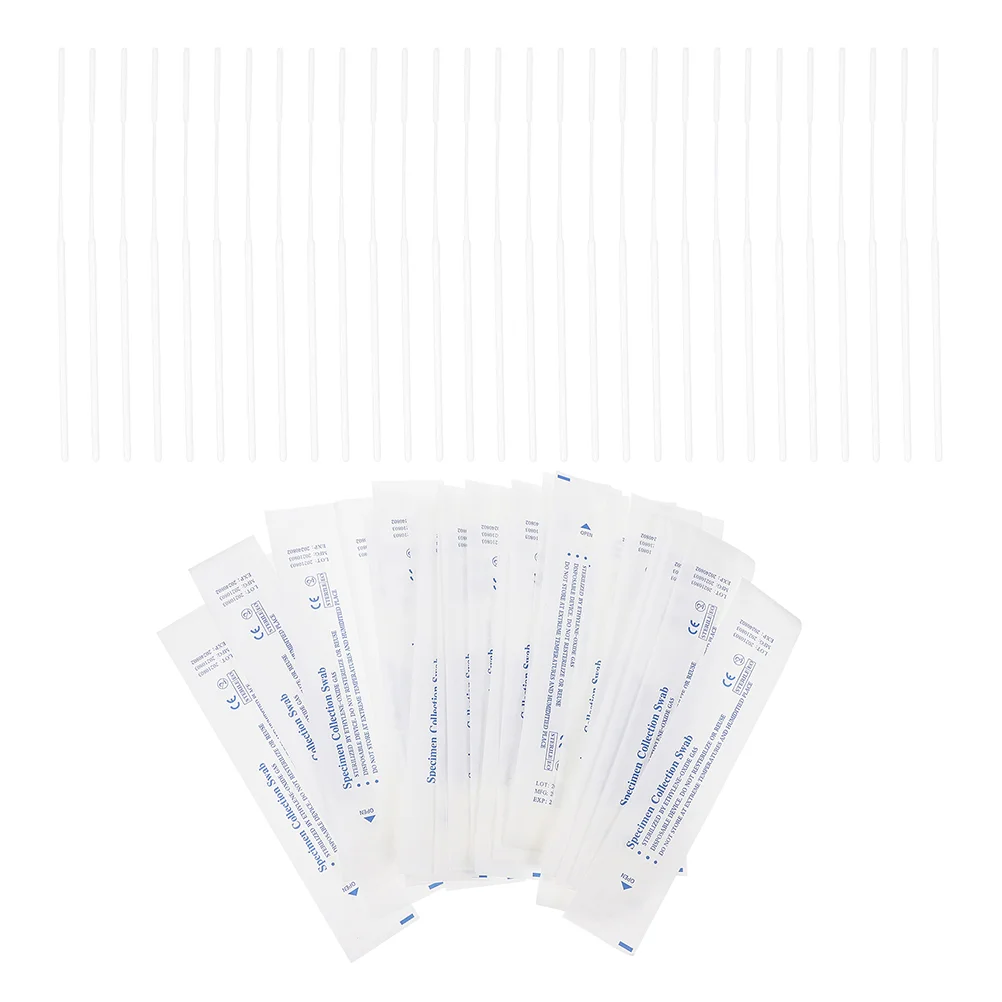 

Swabs Swab Nasal Nasopharyngeal Flocking Flocked Collection Sampling Specimen Tip Sterile Throat Individually Test Sticks