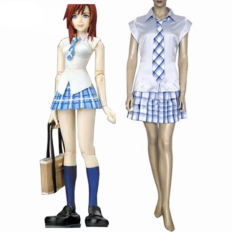 Аниме Kingdom Hearts 2 Кайри Косплей Костюм для женщин Хэллоуин Вечеринка Для Взрослых