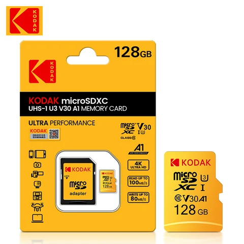 KODAK карта памяти Micro SD 32 ГБ красная