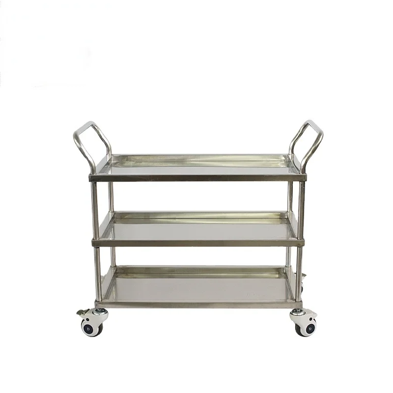 

QXC-004B Hotel Metal Utility Movable 3 layer Trolley