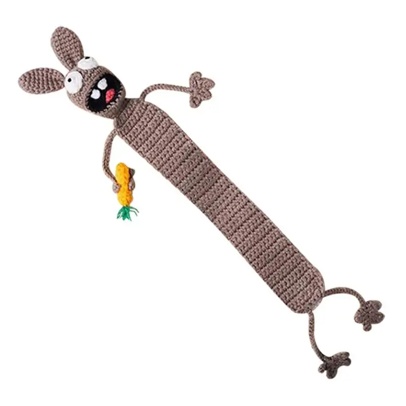 Крючковые закладки вязаные книжные милая Закладка-животное крючковая закладка