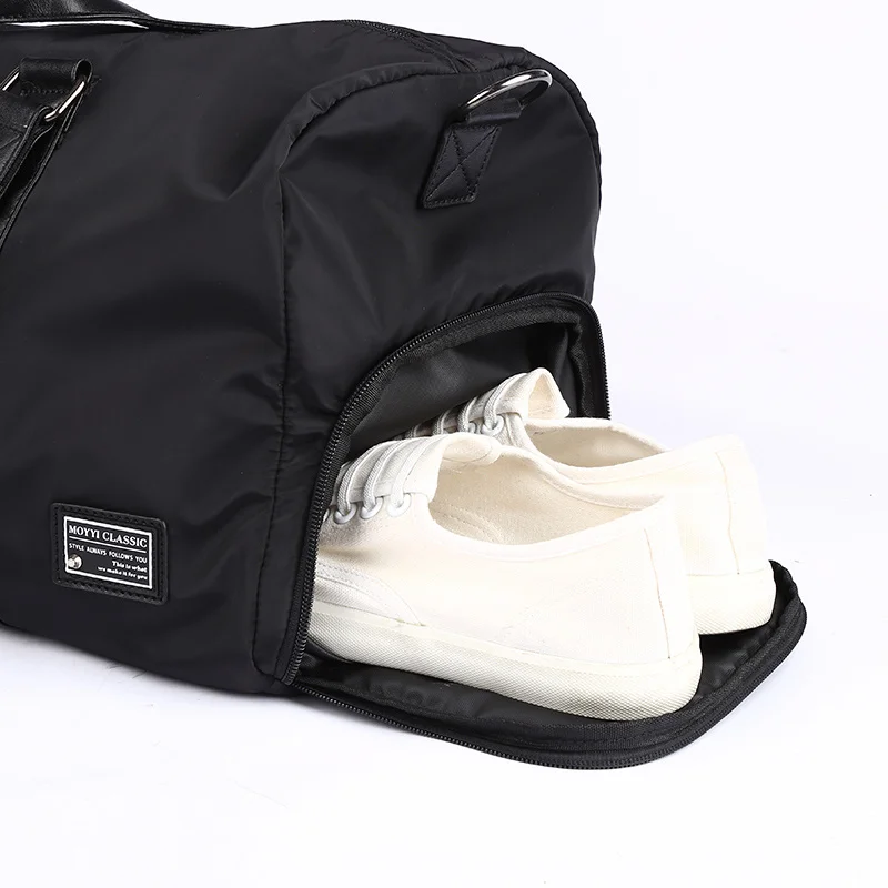 Travel Duffle for Men Tote Bag Waterproof Oxford Fold-able and Expandable Weekender Bag for Swimming Sports Gym Shoulder Bags