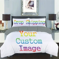 zeimon custom 3d printed bedding set polyester home textiles twin queen size 23pcs duvet cover sets with grey backside