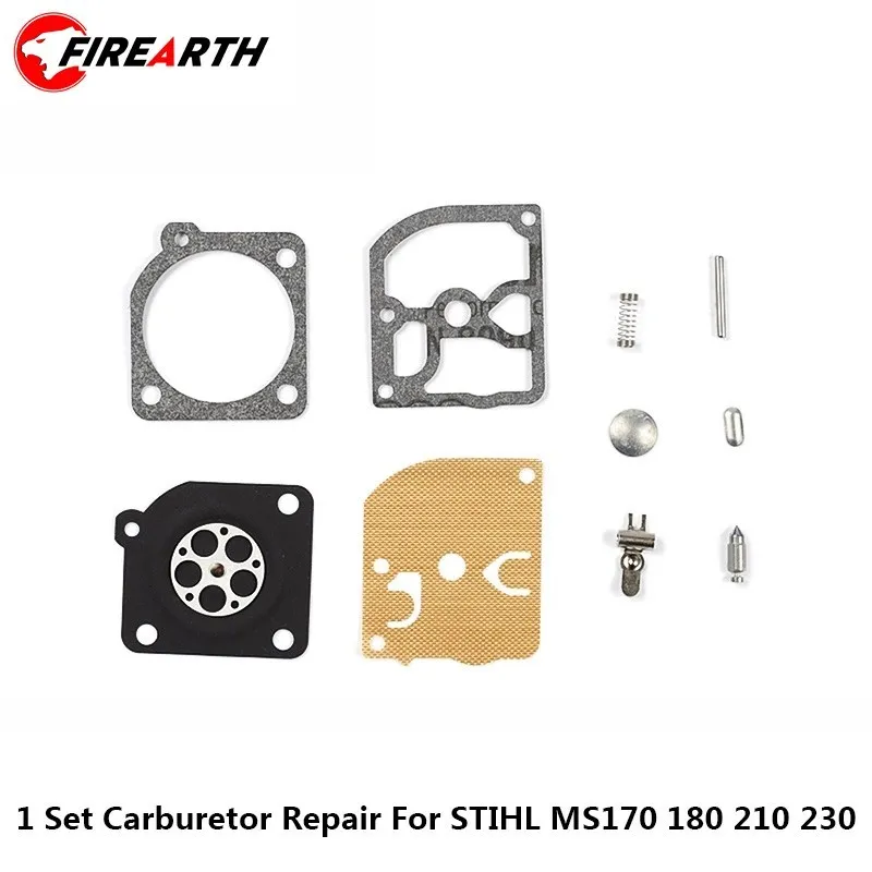 

Chainsaw Gasoline Carburetor Repair Kit Fit For STIHL MS170/180/210/230 Chain Saw Carburetor Diaphragm Repair Kit Spare Parts