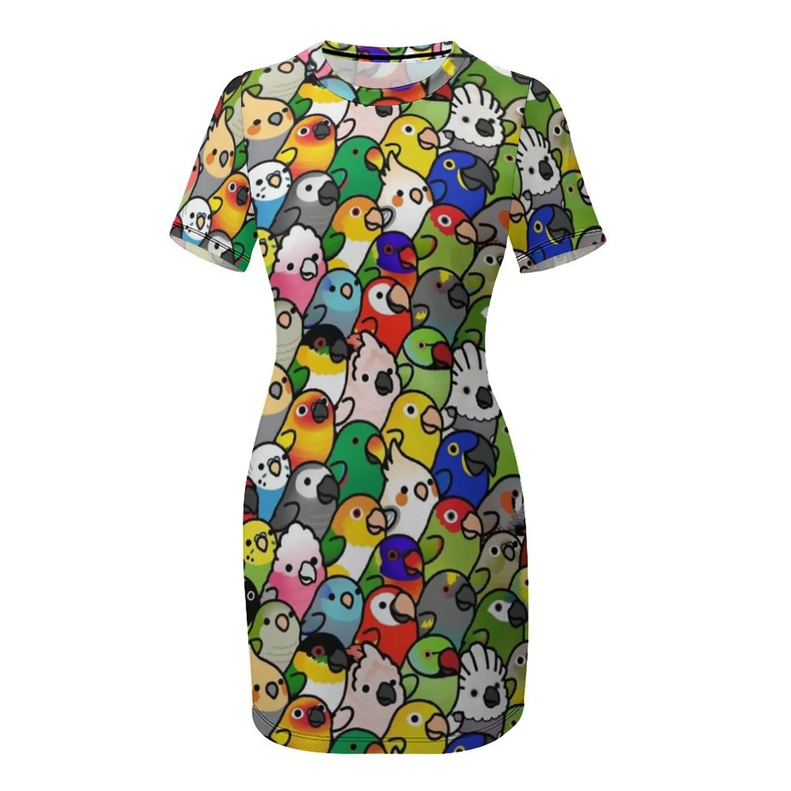 Everybirdy Pattern 2023 платье с короткими рукавами женский летний костюм на день рождения