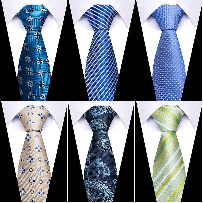 

Newest design Brand Classic Silk Necktie Men Wedding Tie Shirt Accessories Plaid Man's Yellow New Year's Day