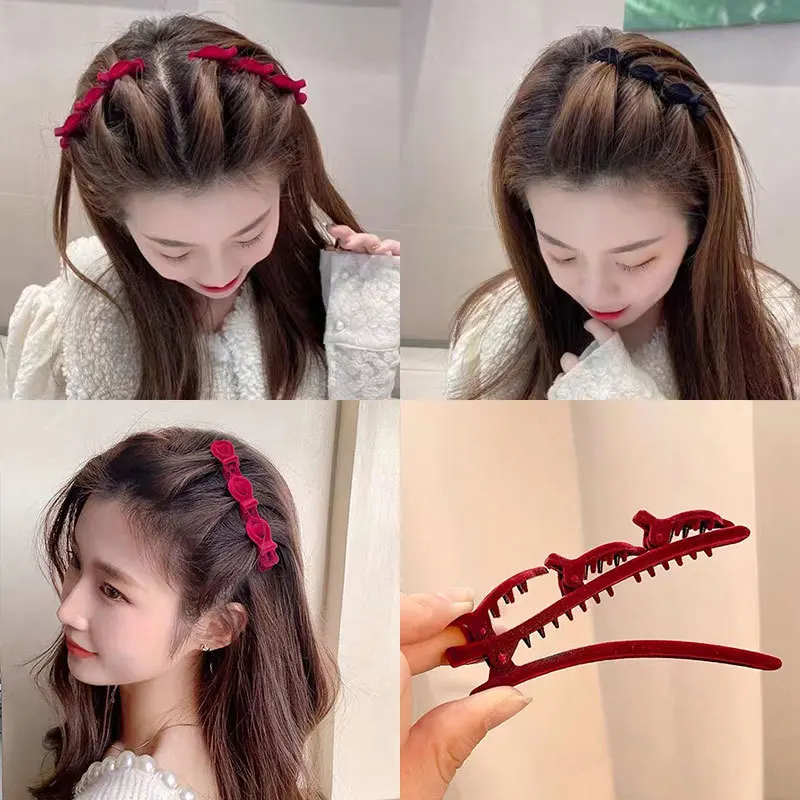 

2022 New Hairclips Edge Clip Duckbill Clips Hairdressing Clamps for Barber Hairstyling Women Girl Headdress Hair Accessories