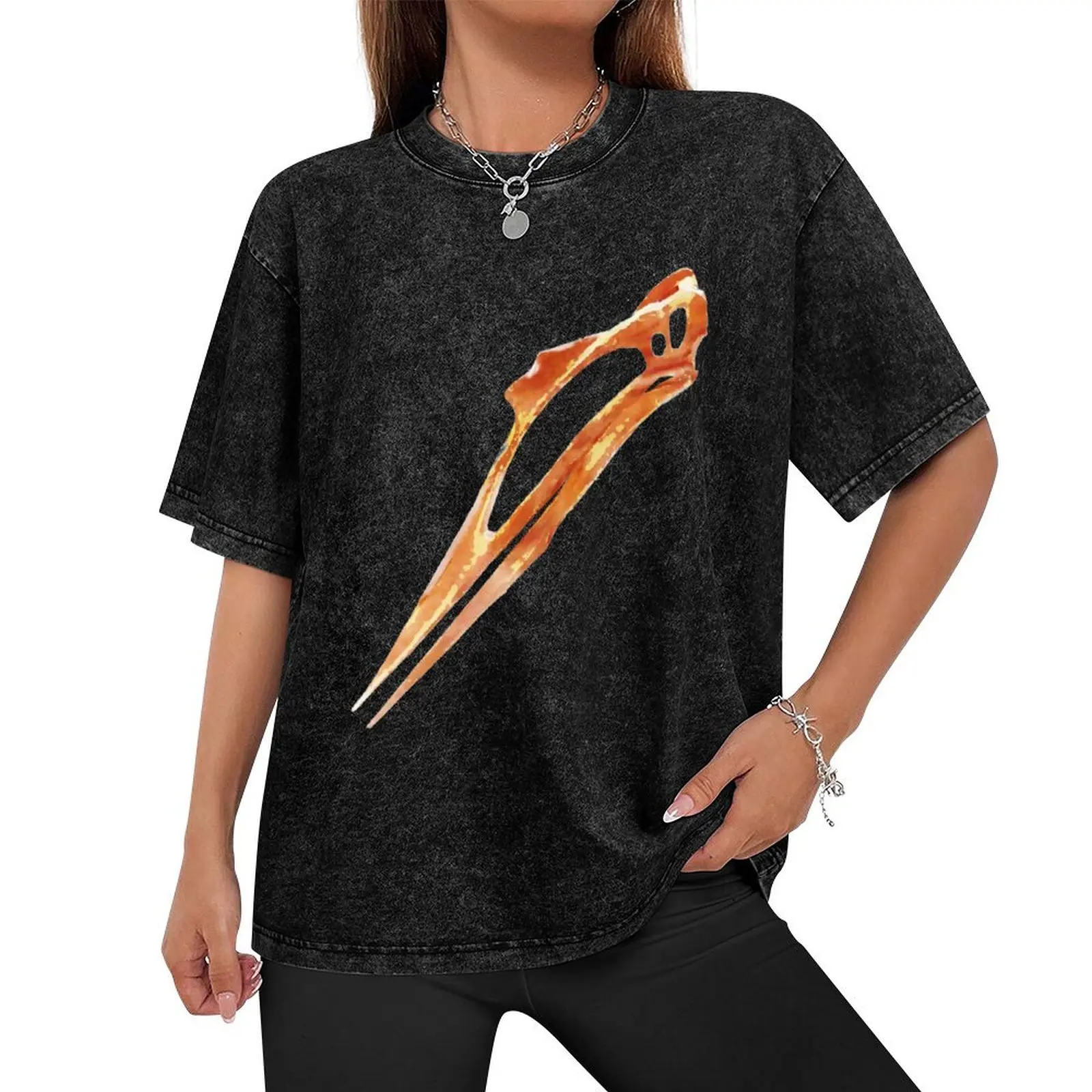 Quetzalcoatlus Northropii ископаемый череп - футболка с художественным принтом цвета