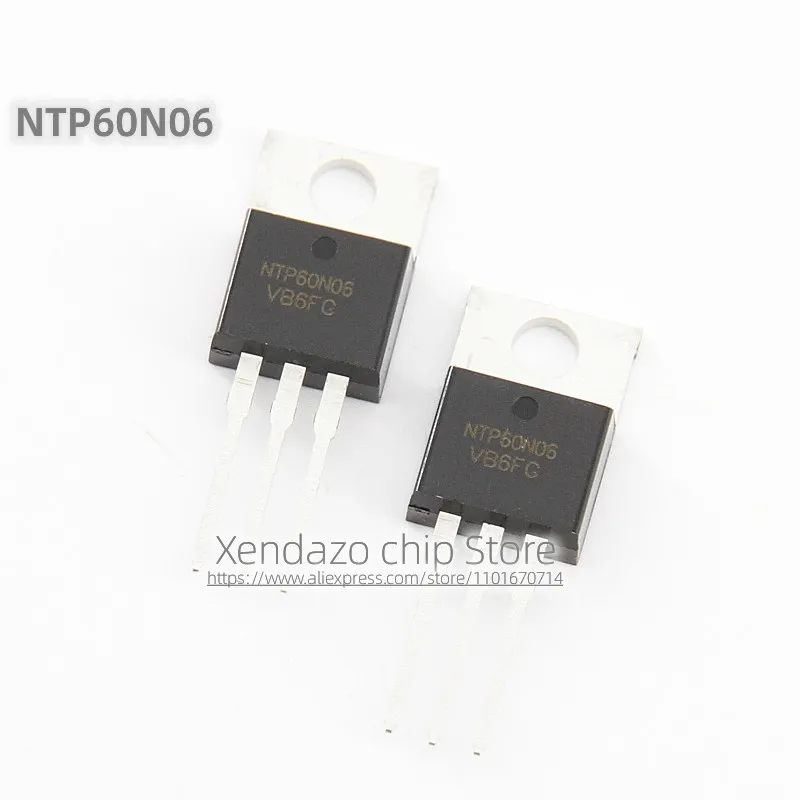 5 шт./лот NTP60N06G NTP60N06 60N06 TO-220 Оригинальный подлинный полевой транзистор 60 в 60 А MOS