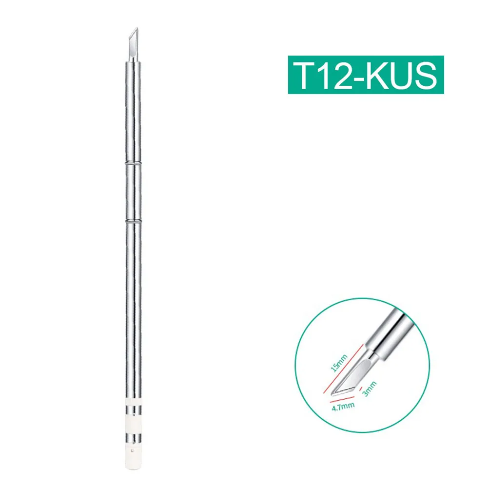 

1PC T12 Soldering Solder Iron Tips Composite Welding Nozzle Heating Core Temperature Sensor Soldering Head K B2 BC1 2 D16