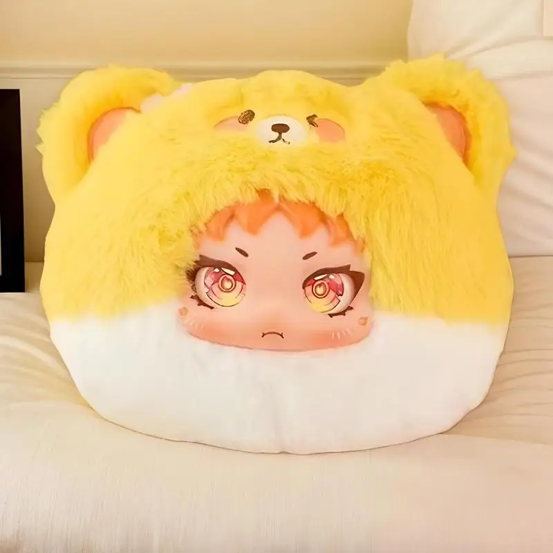 Маленький кошелек для монет кукла с головным убором забавный маленький брелок на