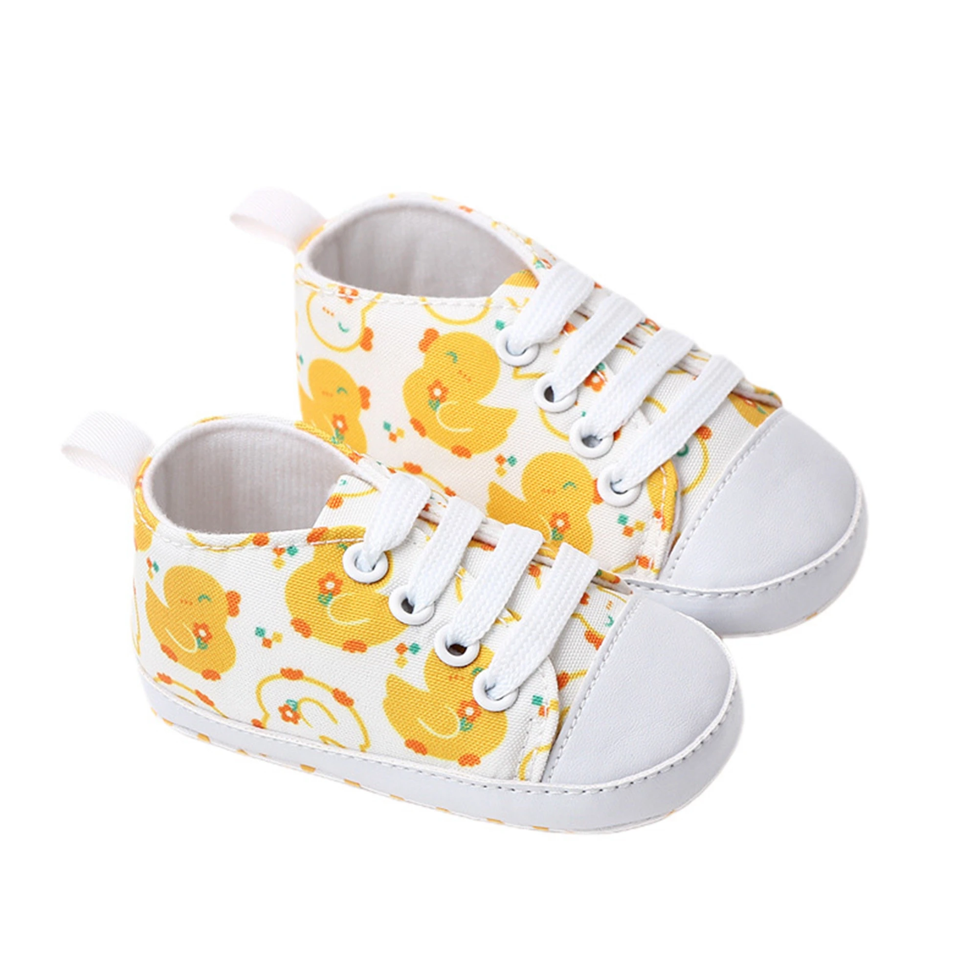 

Adorable Cartoon Animal Canvas Shoes for Newborns and Toddlers - Slip-On Anti-Skid and Perfect for First Walkers Aged 0-18