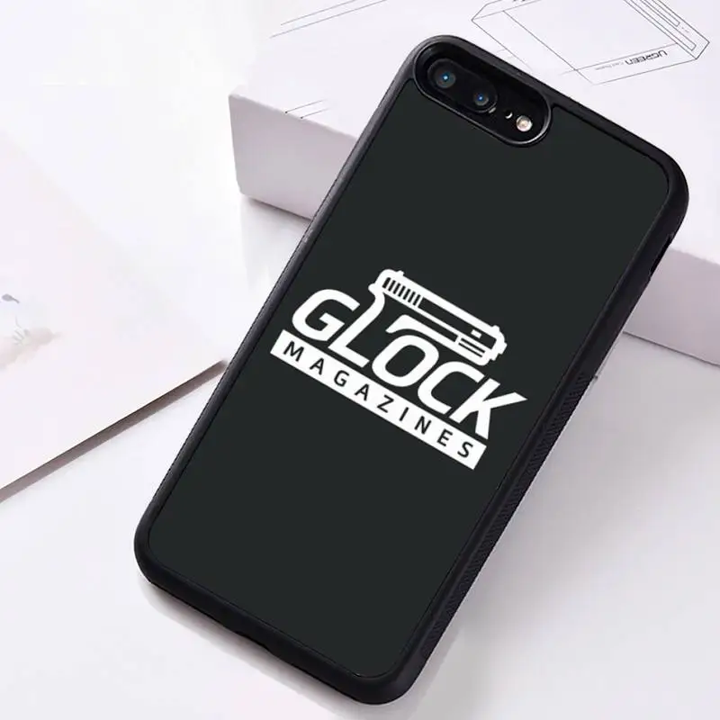 

Glock Handgun Phone Case Rubber For iphone 12 11 Pro Max Mini XS Max 8 7 6 6S Plus X 5S SE 2020 XR cover
