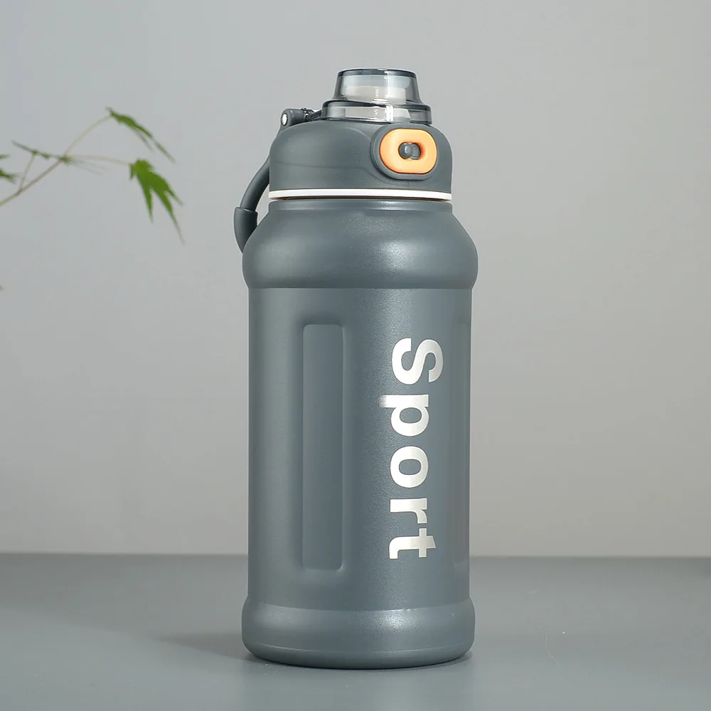 

850ml Large Capacity Outdoor Sports Water Bottle 304 Stainless Steel Mountaineering Pot Student Fitness Portable Water Cup Insul