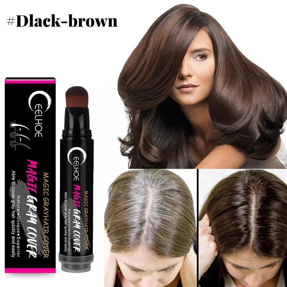Temporary Stick Up White Coverage Pen Hair Fast Hair Cre A3u0