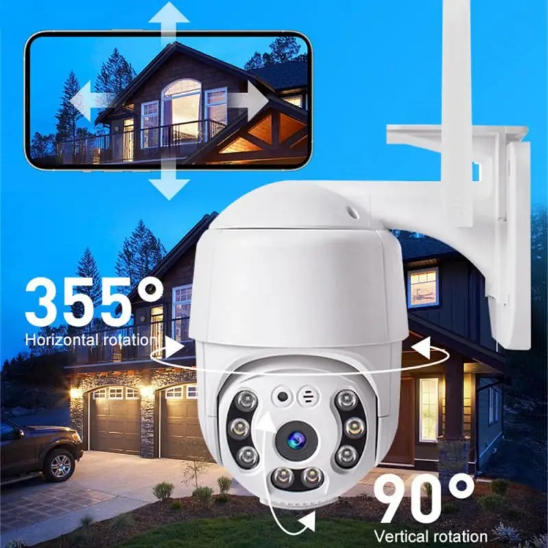 

Motion Detection Security Cctv Camera Outdoor Baby Monitor Human Detection Smart Wifi Ptz Ip Camera Color Night Vision