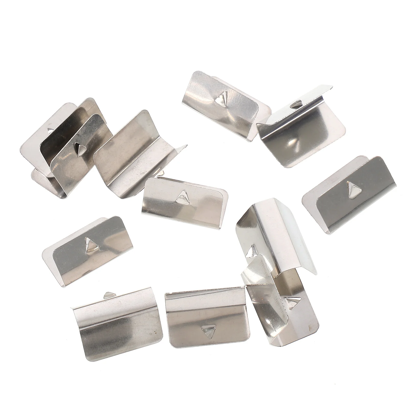 

12 Pcs Windshield Clip Deflector Channel Fitting Retaining Metal Rain Clips Stainless Fixing Steel