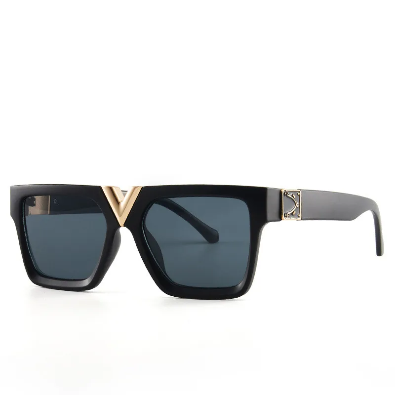 

Fashion Square Sunglasses Women Luxury Brand Big Black Sun Glasses Female Mirror Shades Ladies Oculos De Sol Feminino