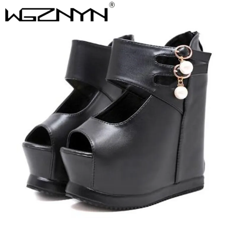 НОВЫЕ женские сандалии с открытым носком летние на танкетке платформе высоком