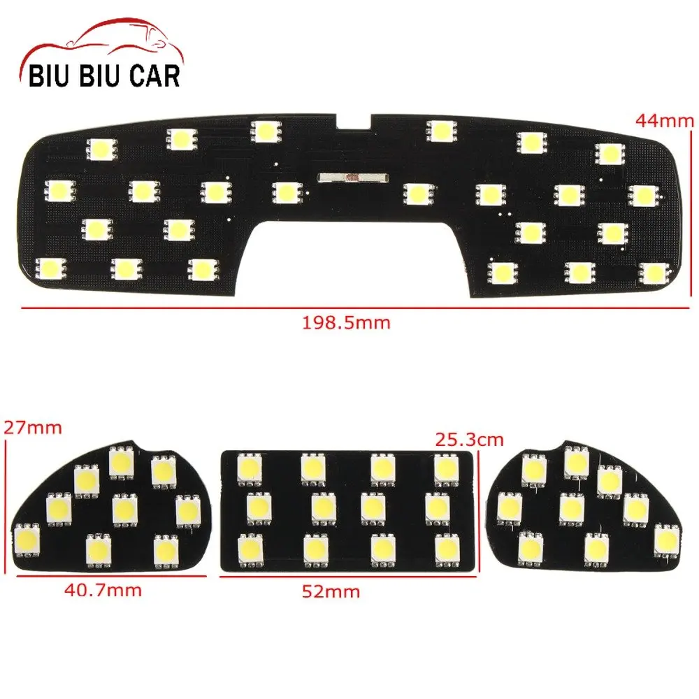 

Автомобильная интерьерная фонарь для чтения, 12 В, 2007 л, светодиодная лампа для чтения, белая карта, фонарь для Ford Ecosport для Focus 2 MK2 2008 2014-