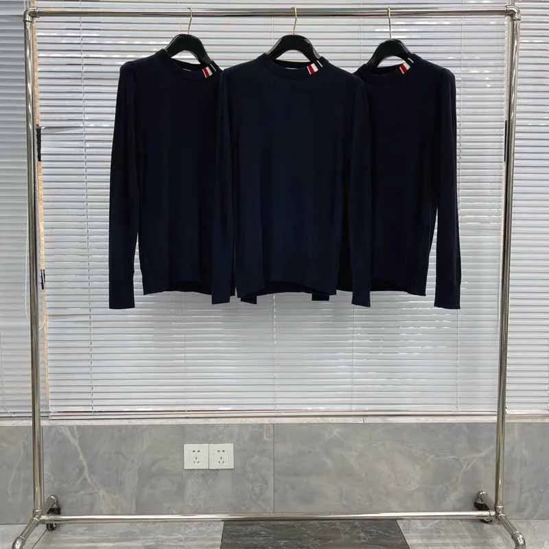 TB THOM Autumn Men Sweatshirt Streetwear 2022 Luxury Brand Sample Style Pullover Unisex Business Causal Pullover Tops