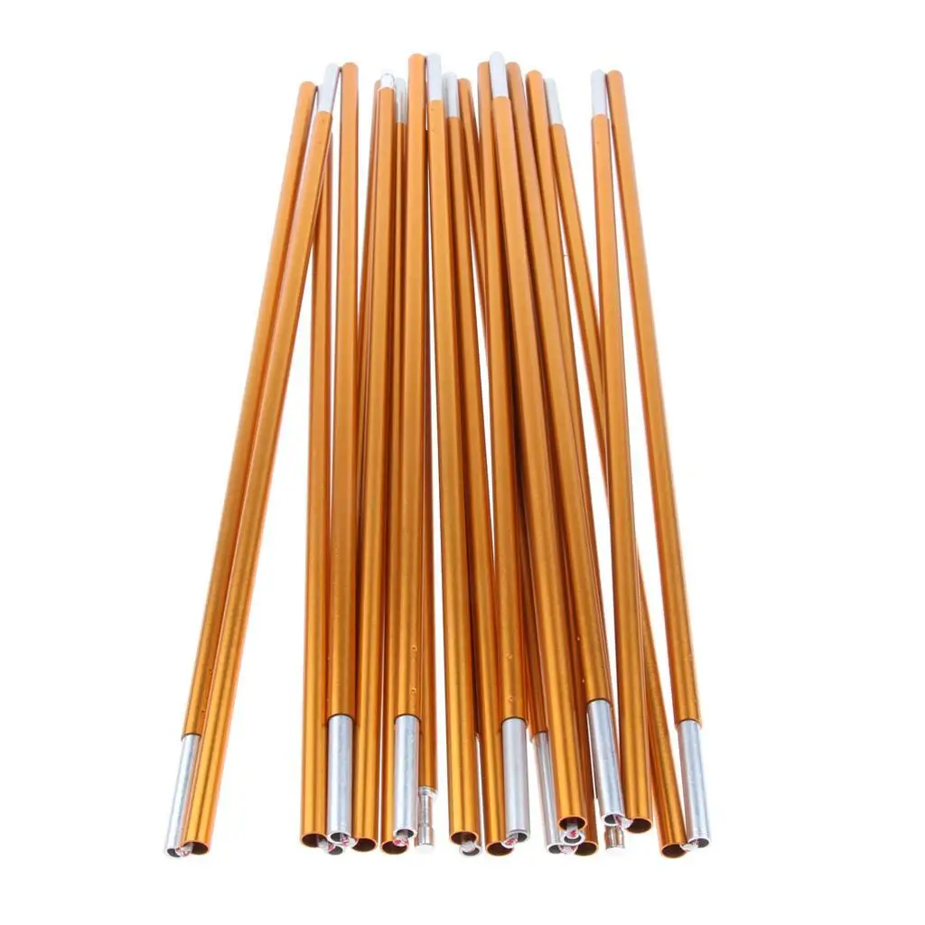 

2 Pcs/Set Aluminum Alloy Camping Travel Tent Awning Pole Kit Rod 19mm B