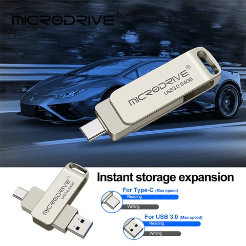 MicroDrive TYPE-C U064GBW2 USB-флешка 64 ГБ