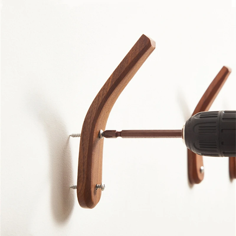 

Крючок для ключей и полотенец из черного ореха