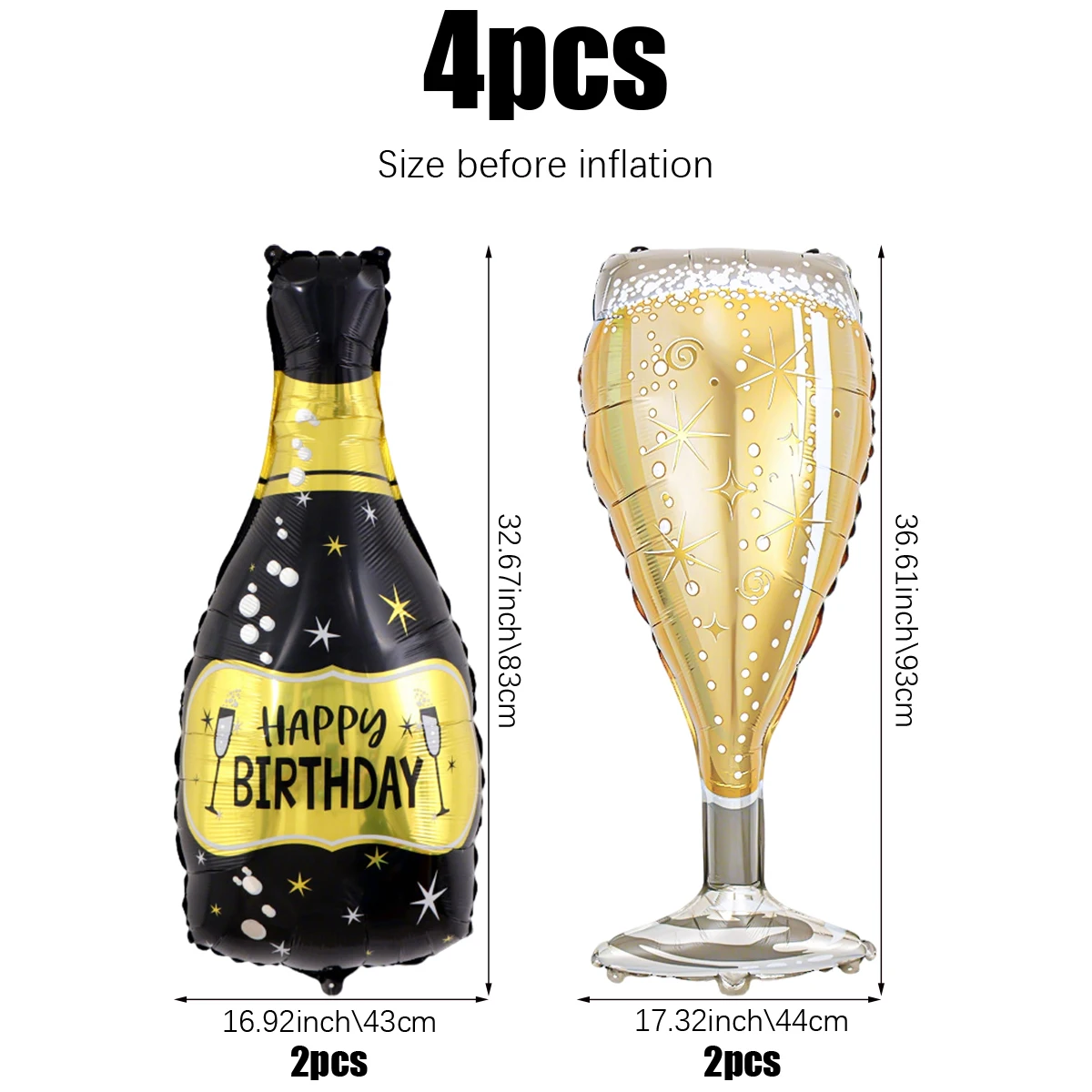 

Воздушные шары в форме пивной бутылки/кружки 2 шт.