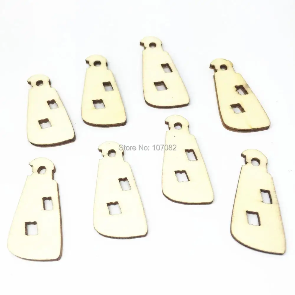 

1000 шт., декоративные Топы в форме пингвина из натурального дерева, 32x15 мм