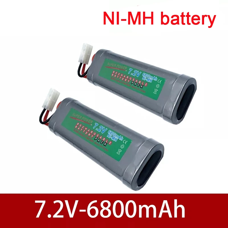 

100% Original 6800mAh 7.2V NI-MH Rechargeable Battery,For Reinforced Concrete Aircraft, Helicopters, Ships, Toy Batteries