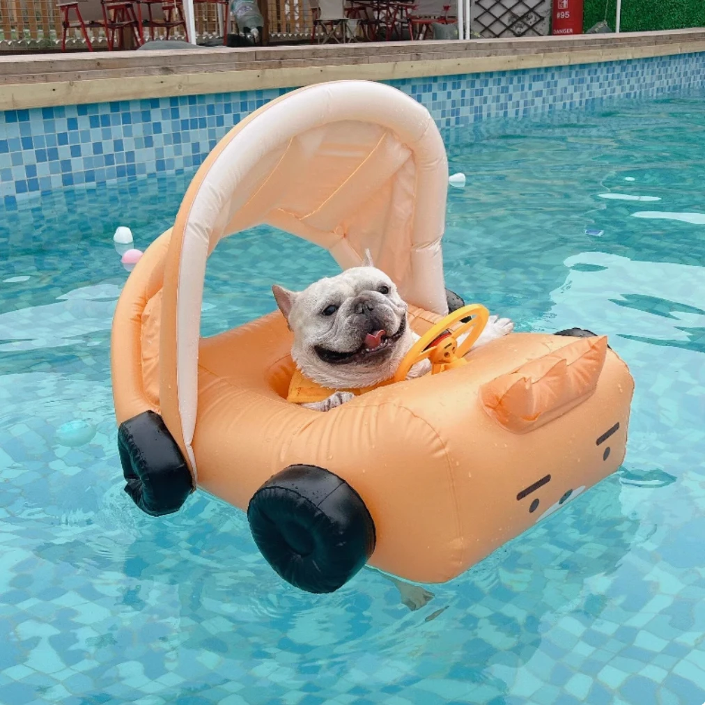 Плавательные питомцы аксессуары для бассейна надувные кольца питомцев колеса на