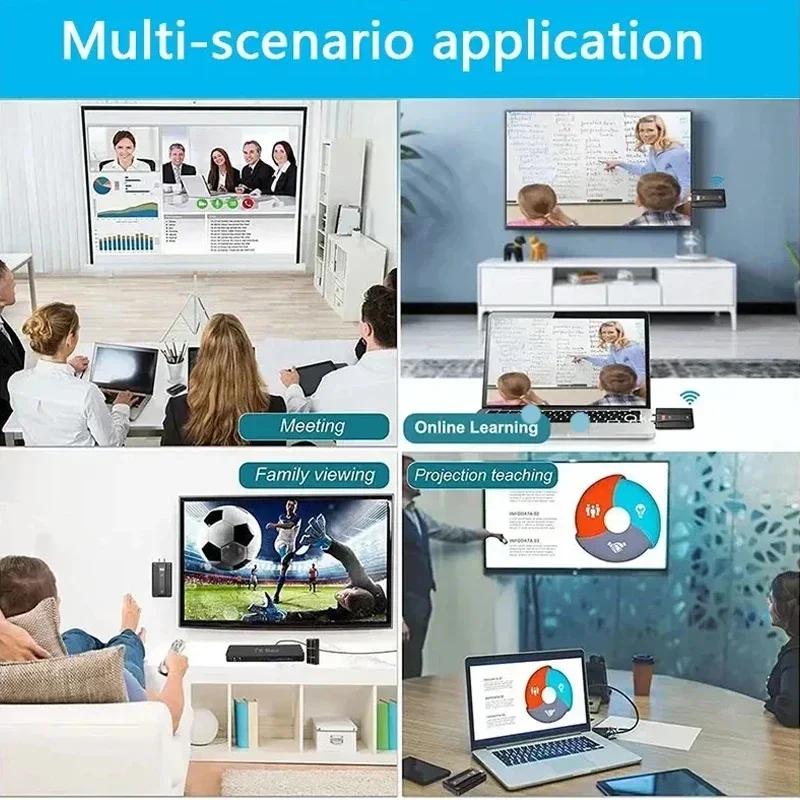 VKEFON 1080P 50M беспроводной приемник аудио и видео передатчик удлинитель Mini HDMI 1 TX-4 RX