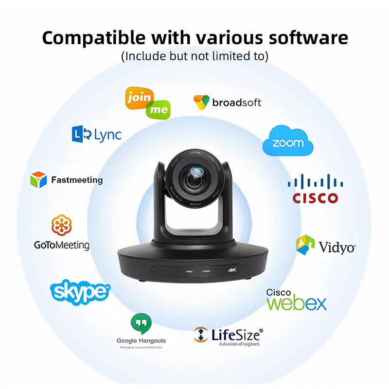 Новая HDKATOV: Хит продаж! PTZ-камера для конференций с AI-отслеживанием, 4K, HDMI, LAN, USB 3.0, PoE, для прямых трансляций + IP-контроллер (art.: 3920dcb45bfc9) - 3920dcb45bfc9