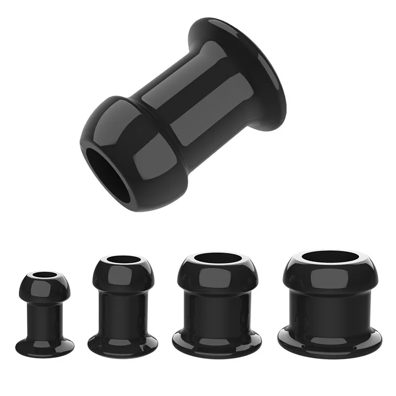 Hollow Speculum Peeking anal butt plug with stopper expander tunnel transparent anus dilation adult women men gay Masturbator