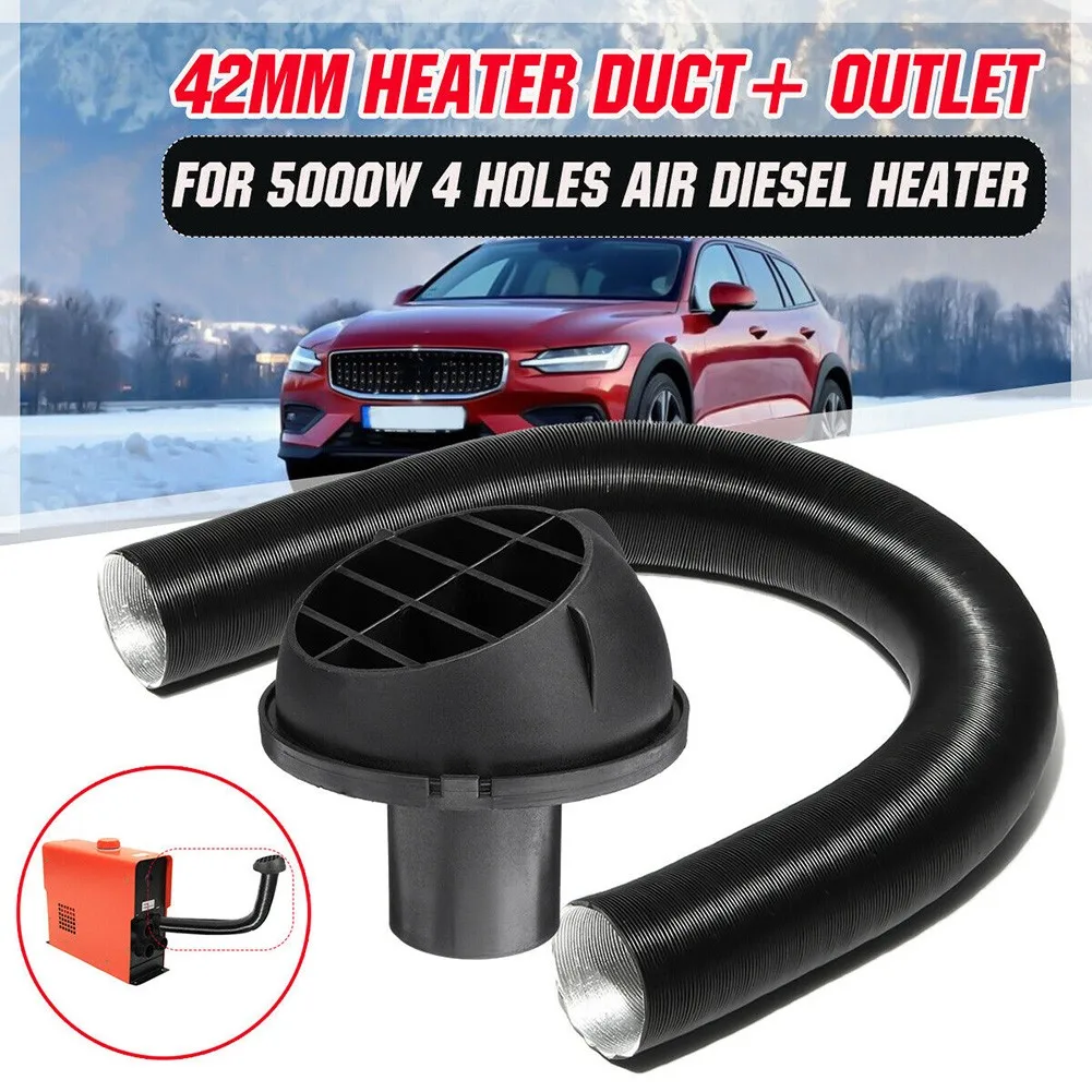 

Anti-shock Heater Duct & Air Vent Air Aluminum Foil Black Duct For Webasto Eberspacher Diesel Heater Vent Warm