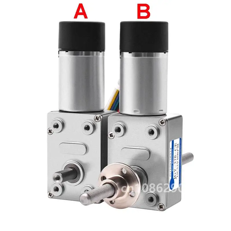 4632-370 Червячный мотор-редуктор постоянного тока 6 В 12 24 с двойным валом и высоким