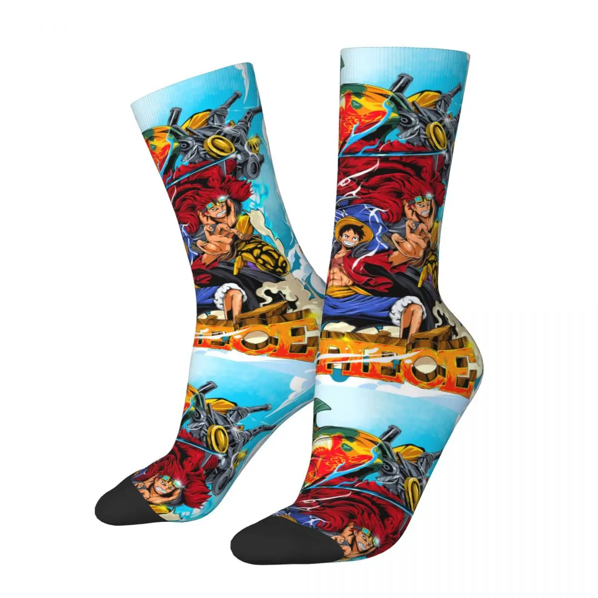 

Веселые смешные мужские носки Аниме One Piece Худшее Поколение Merch теплые Luffy Killer спортивные носки на все сезоны подарок на день рождения