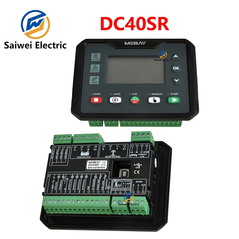 Контроллер Mebay DC40S DC40SR DC42S дизельный бензиновый генератор модуль управления