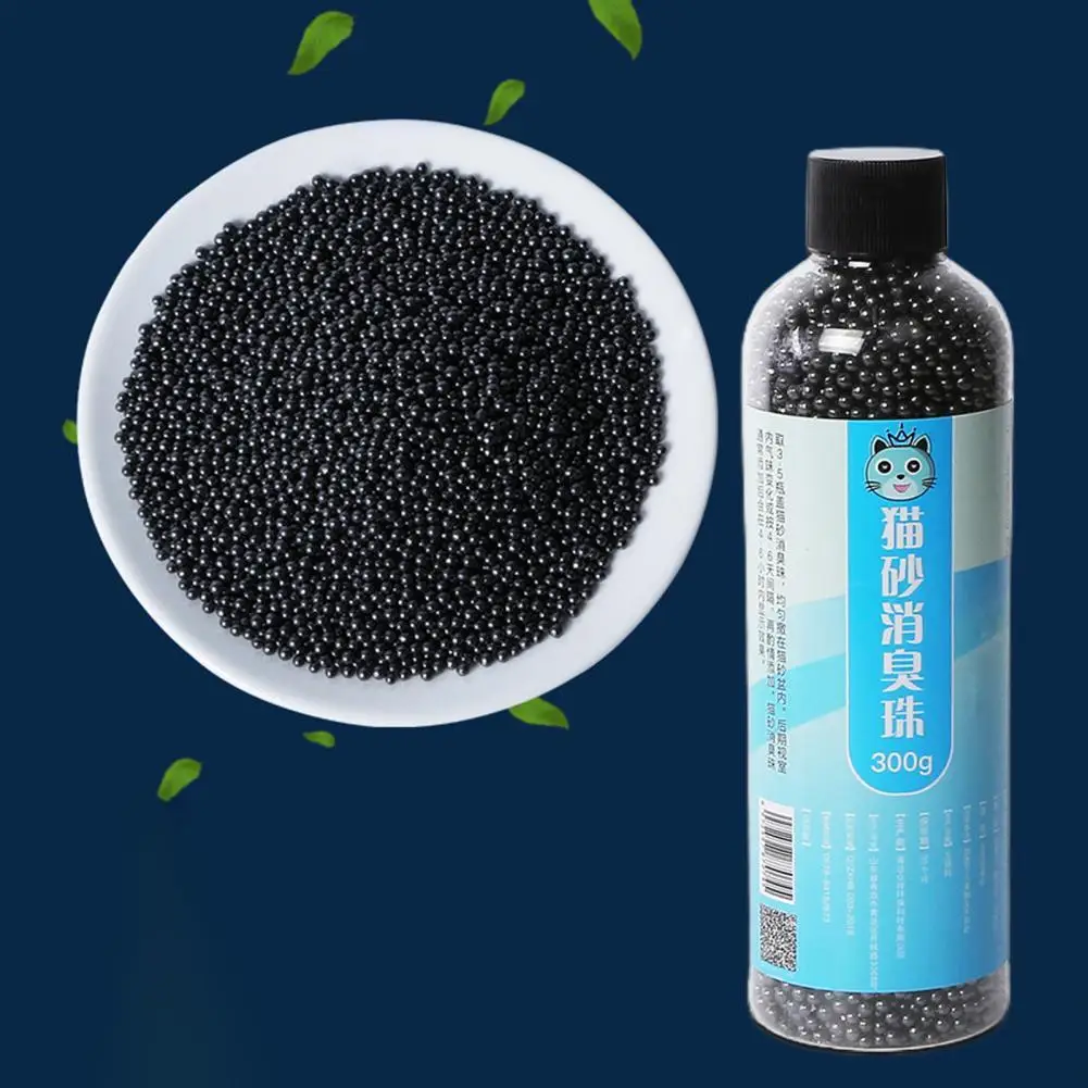 

Harmless Pet Supplies Easy to Use Carbon Absorbs Odor Air Fresh Beads Cats Litter Beads 300g Cats Litter Cleaning Products