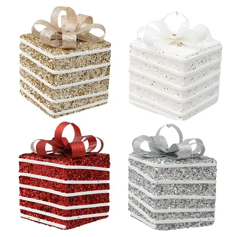 

Christmas Cupcake Box Decor Treats Gift Decorative Boxes Christmas Tree Party Gift Wrap Boxes For Room Yard Garden Home Kitchen