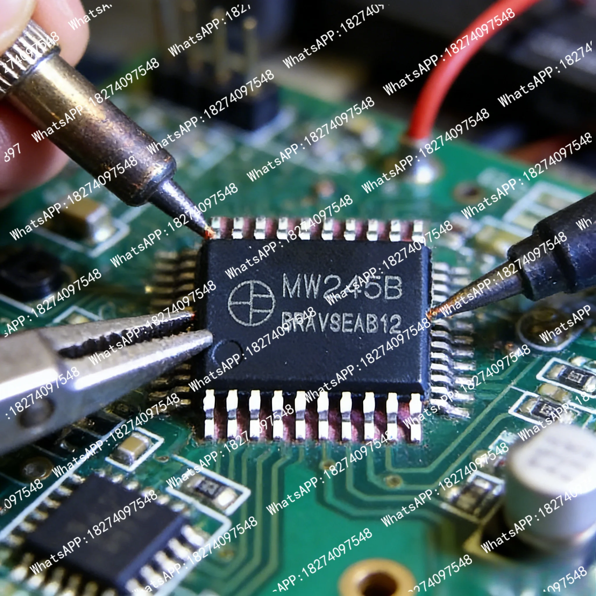 Фото 50 шт./лот MW245B SM245TS TSSOP20 — это восьмиканальный трансивер сигналов с трехстепенным выходом. №5